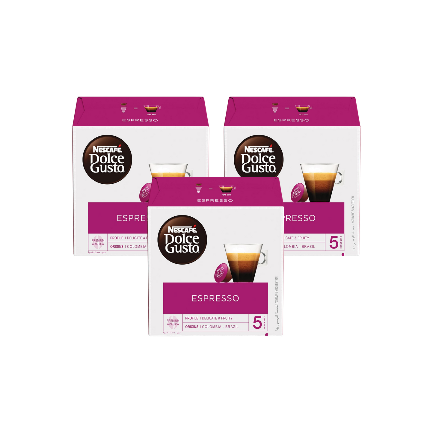 دولتشي جوستو إسبريسو - ٣ علب (٤٨ كبسولة)